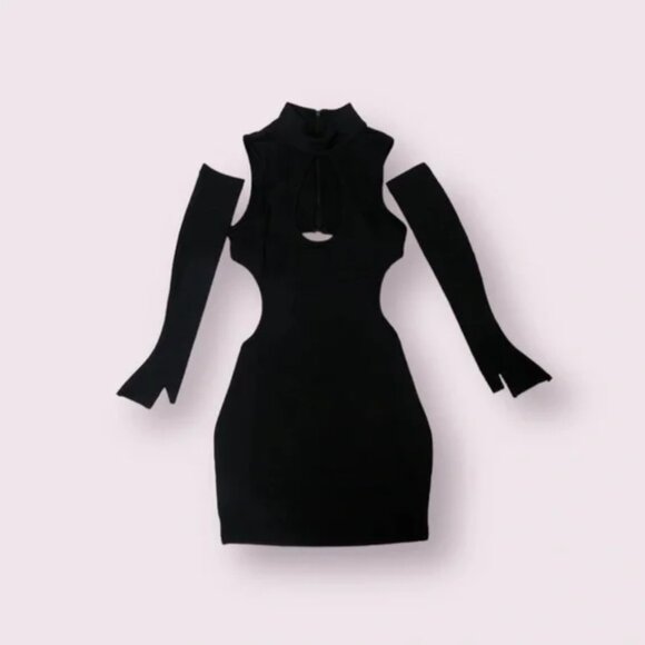 Euphoria Maddy Perez Black Cut Out Dress - Picture 1 of 1